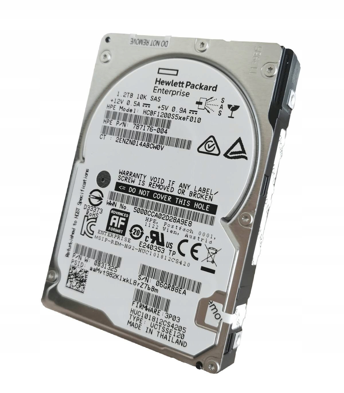 HP HDD 1.2TB 12G SAS 10K-1